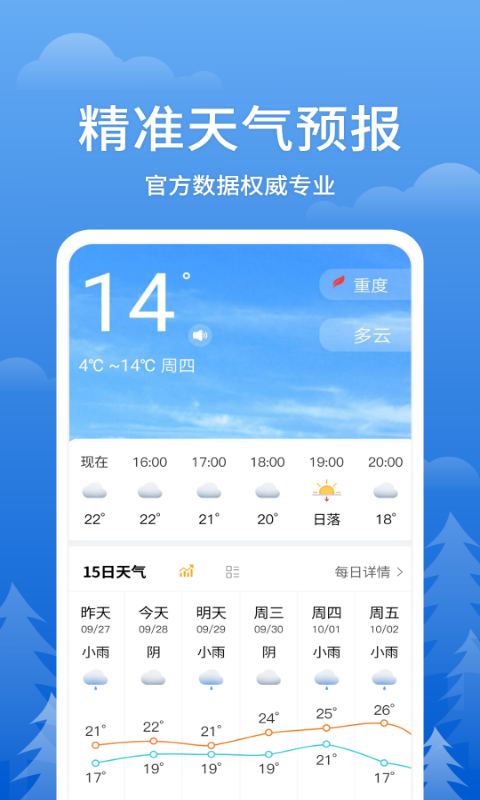 即刻天气王第1张手机截图