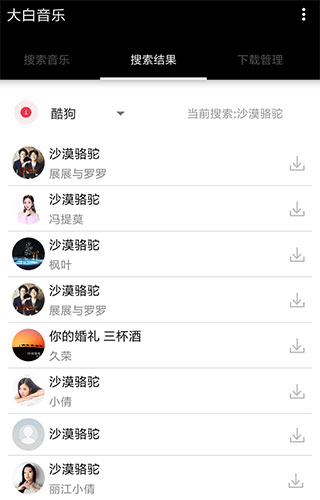 大白音乐app软件封面