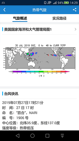 海洋天气app第2张手机截图