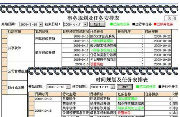 稻草人时间管理软件界面截图