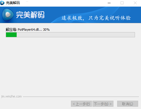 完美解码安装中