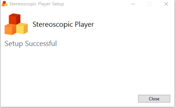 StereoscopicPlayer 完成安装