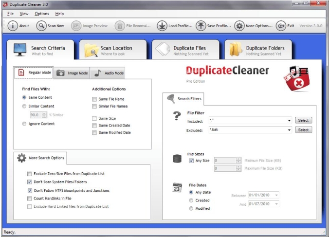 Duplicate Cleaner Pro Screenshot