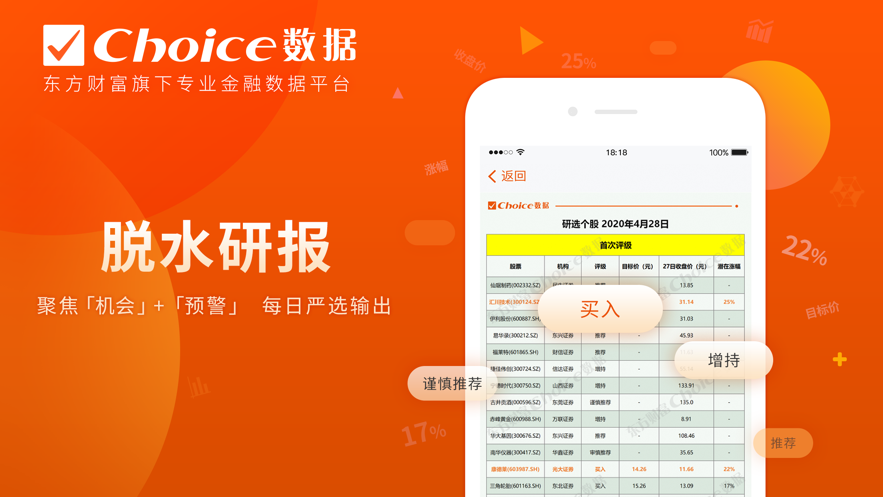 东方财富Choice数据ios第2张手机截图