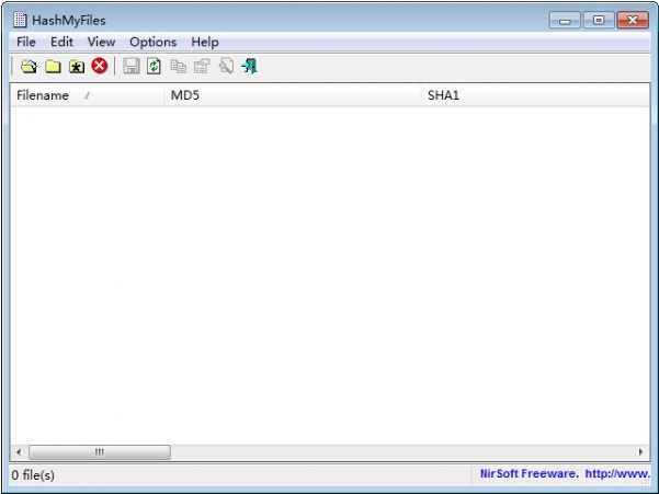 HashMyFiles Screenshot