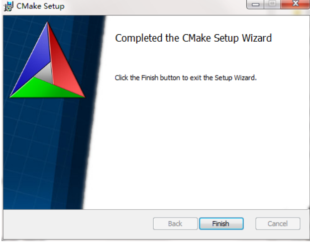 CMake安装成功界面