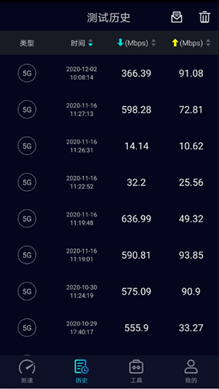 Speedtest5g测速第5张手机截图