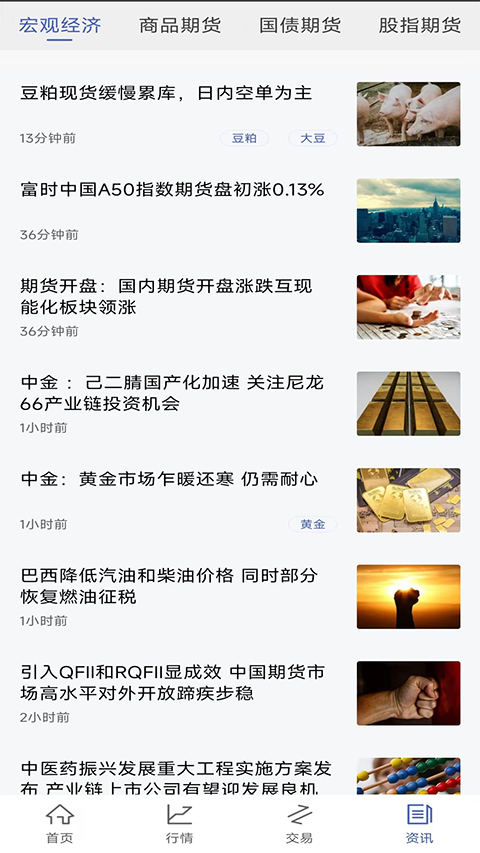 中原期货通app软件封面