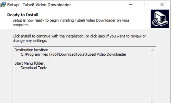 Tube8 Video Downloader使用界面