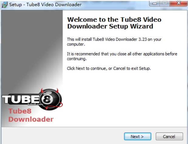 Tube8 Video Downloader安装步骤