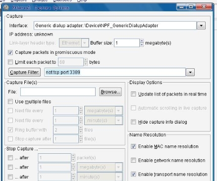 Ethereal Supported Network Interfaces