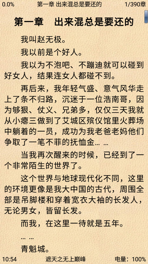 aa小说阅读器去广告版第4张手机截图