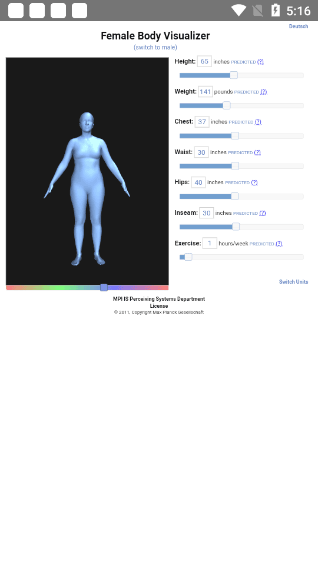 bodyvisualizer身材模拟器第1张手机截图