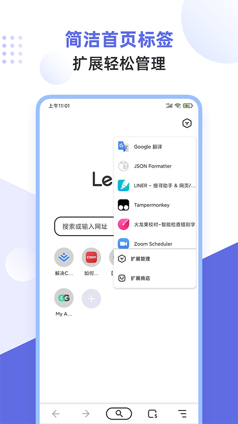 狐猴浏览器app第5张手机截图