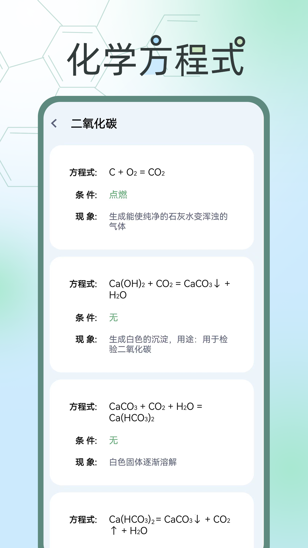 化学方程式大全第2张手机截图