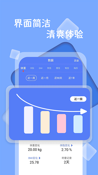 体重记录减肥助理app第4张手机截图