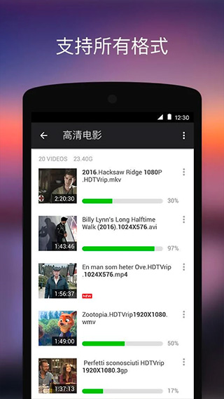 XPlayer播放器第4张手机截图