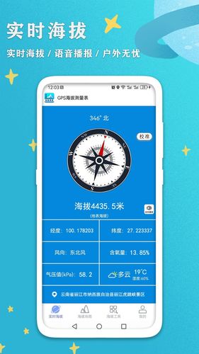 GPS海拔测量表第1张手机截图