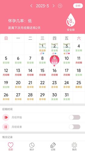 排卵期安全期日历第1张手机截图