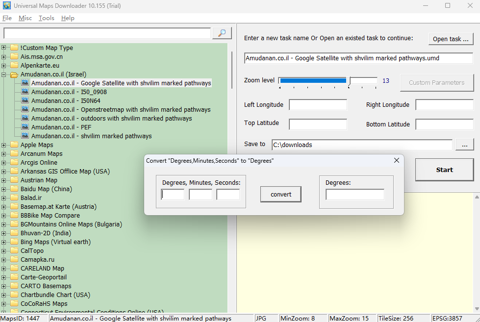 Universal Maps Downloader