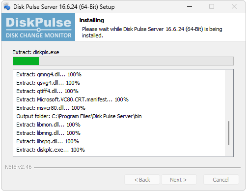 Disk Pulse Server