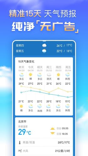 天气预报软件封面