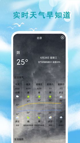 本地天气预报通第1张手机截图